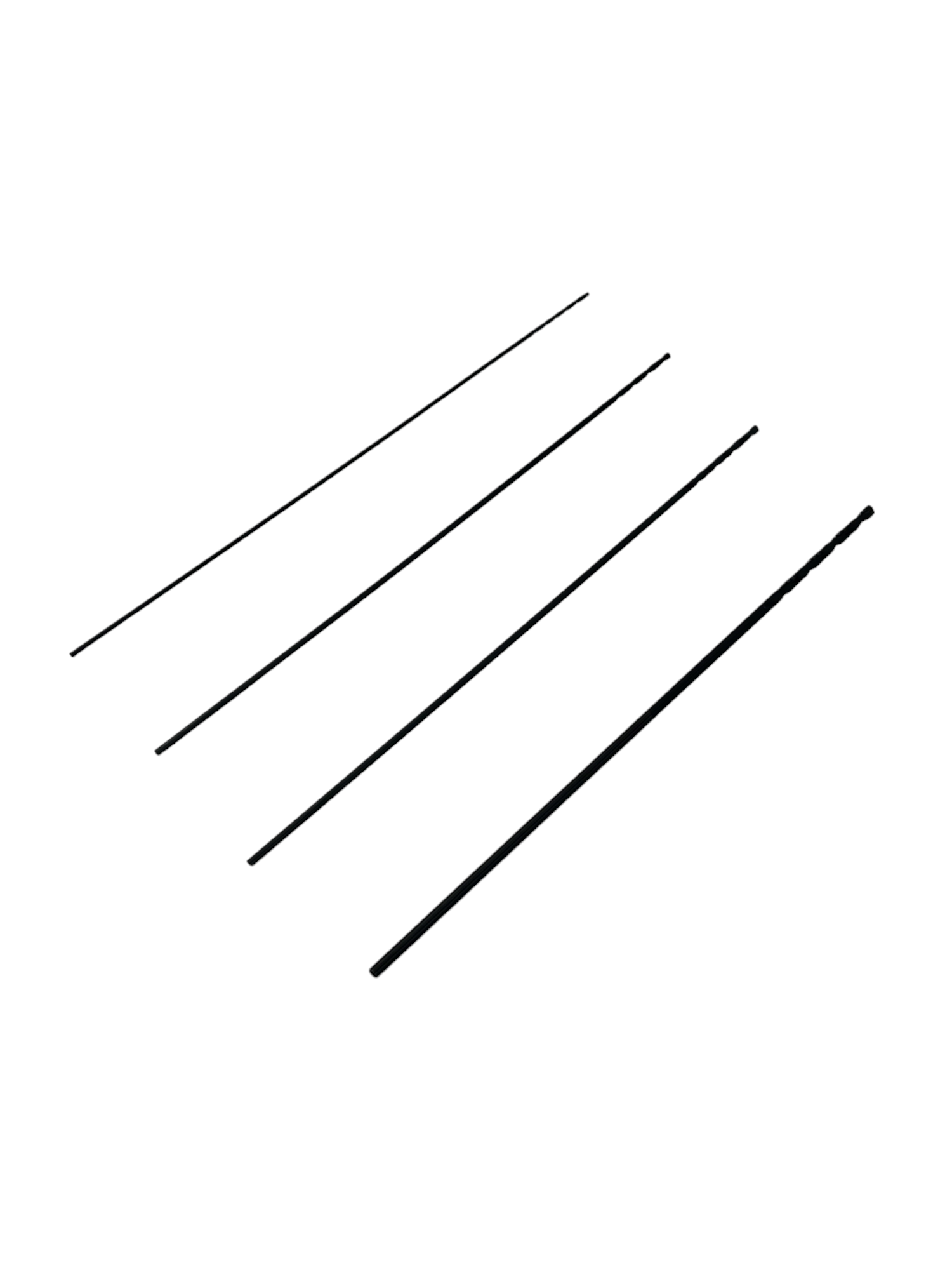 DLTX 4pc Long Drill Bit Cleaning Set for John Deere A B D G 50 60 Carburetors