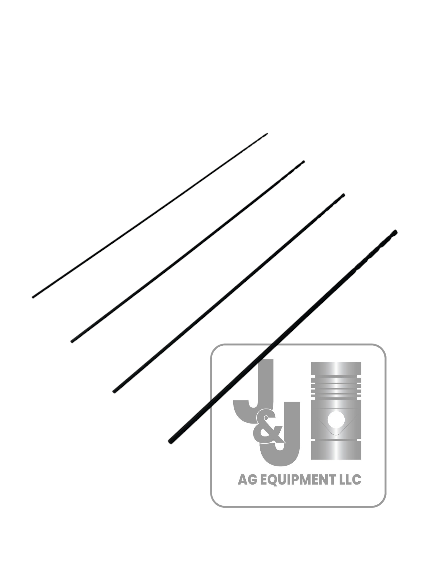 DLTX 4pc Long Drill Bit Cleaning Set for John Deere A B D G 50 60 Carburetors