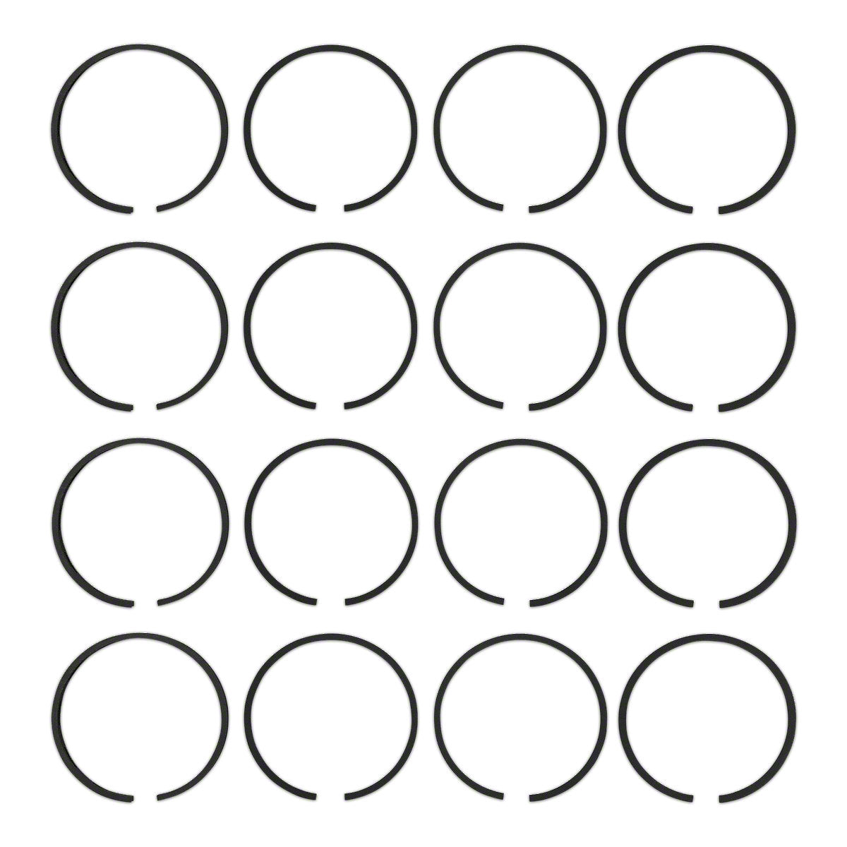 Piston Ring Set 4Cyl 4-1/8" bore Fits Allis Chalmers D17 WD45 WC WF 170 Tractors