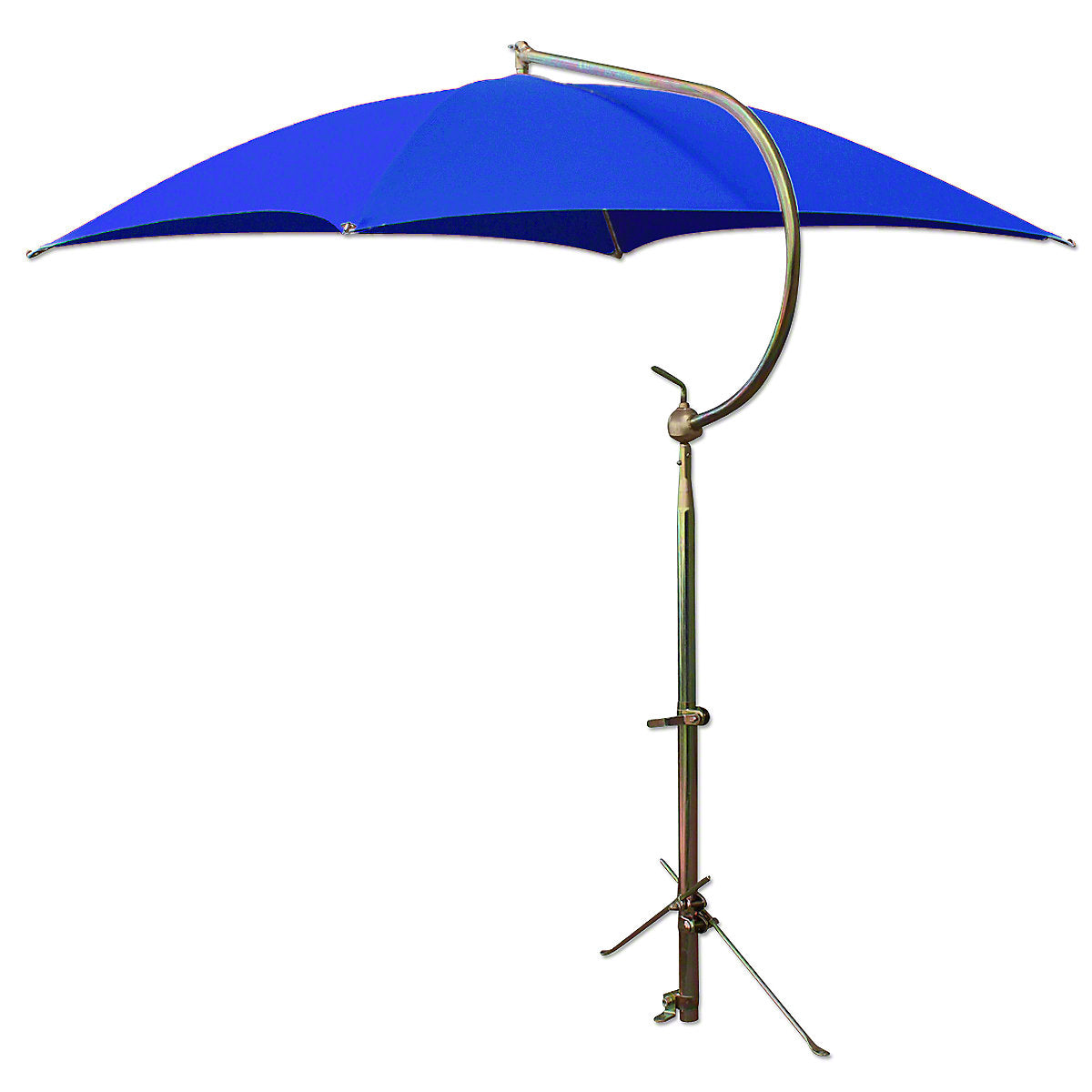 Blue Deluxe Umbrella w/ Brackets-Fits Many MasseyTractor Models
