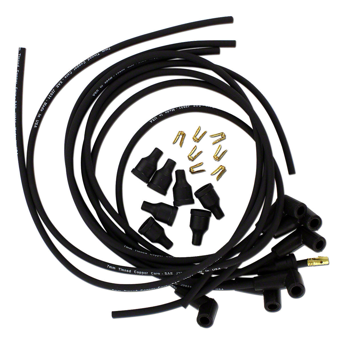 Spark Plug Wiring Set w 90 degree Boots Fits Minneapolis Moline Tractor GVI G707