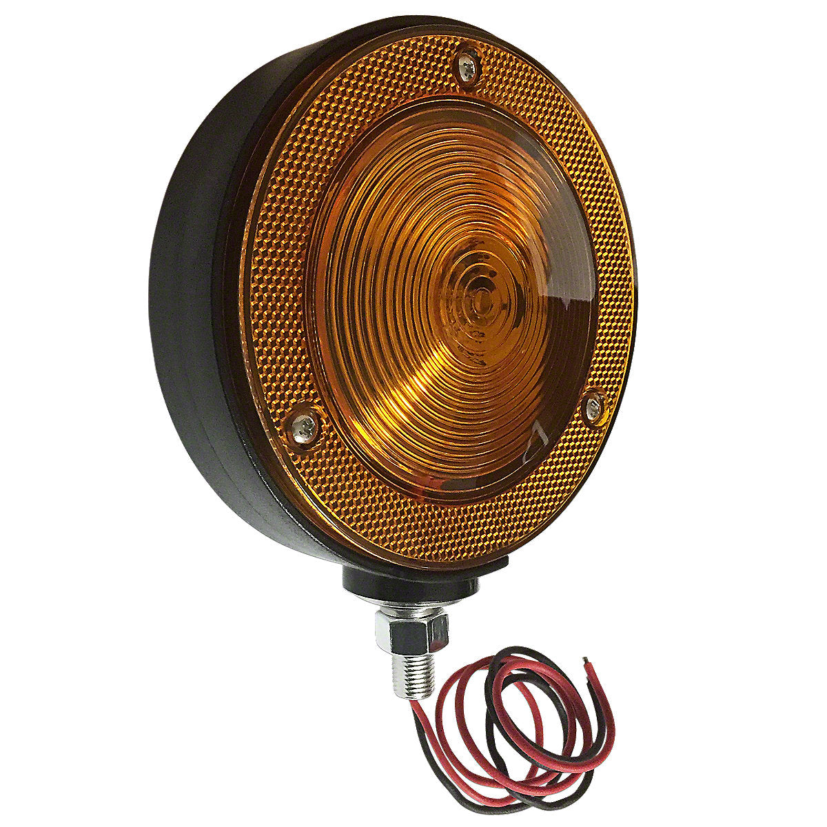 LED Warning Light fits Case Tractor | 12-Volt Round Fender & Cab Mount