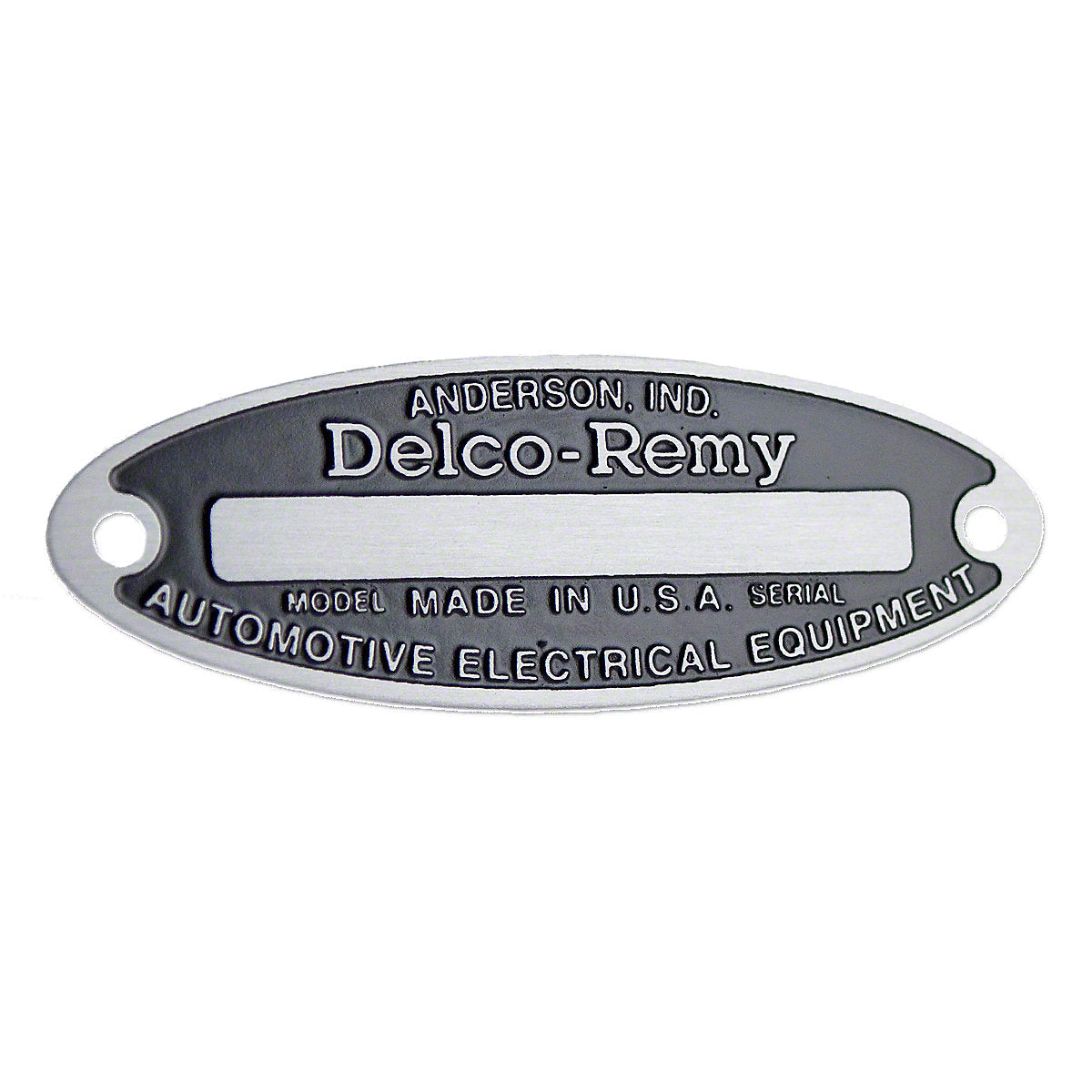 Generator Tag w/ (2) Rivets -Fits Minneapolis Moline Tractor