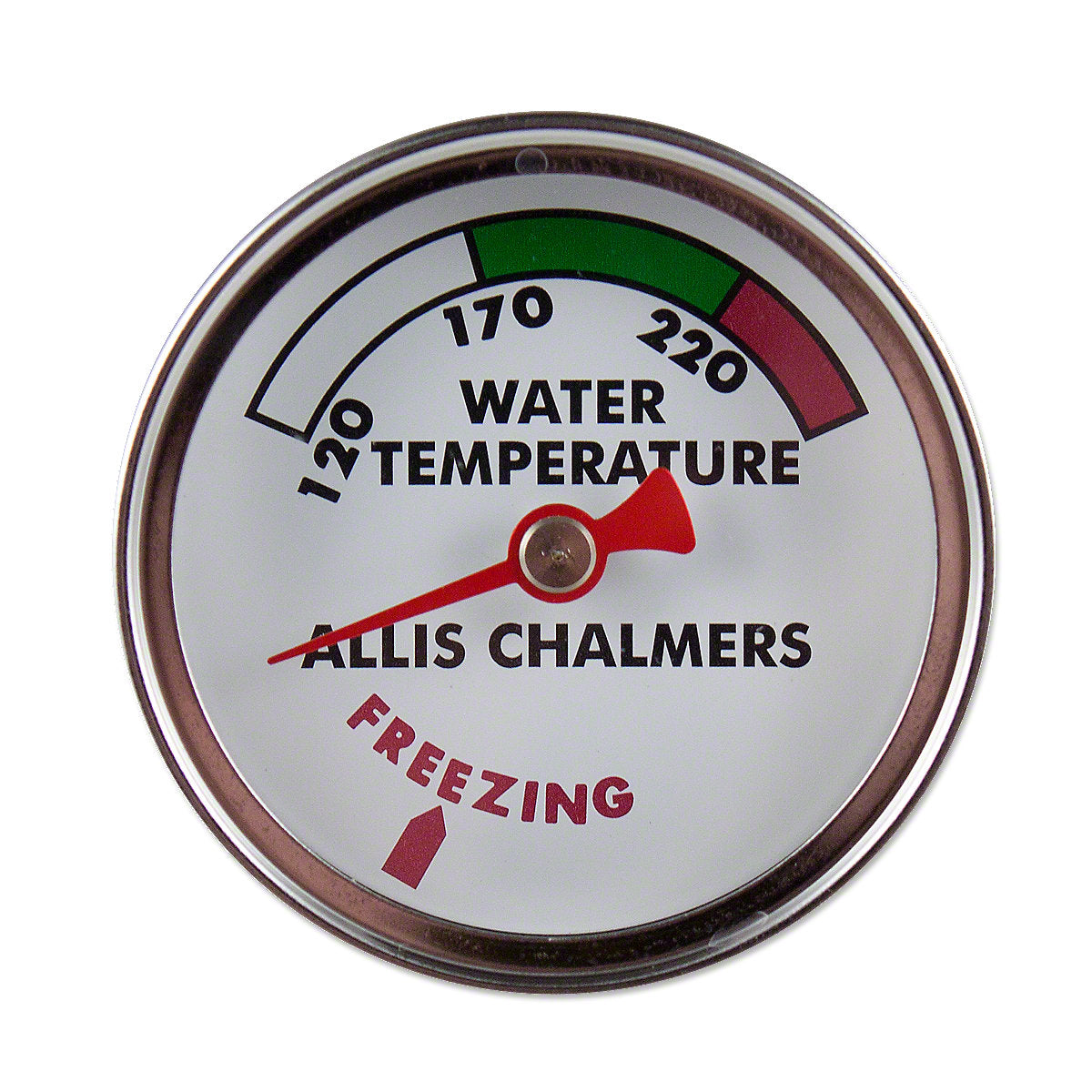 Water Temperature Gauge white face Allis Chalmers B C RC WD45 Tractors 70213675
