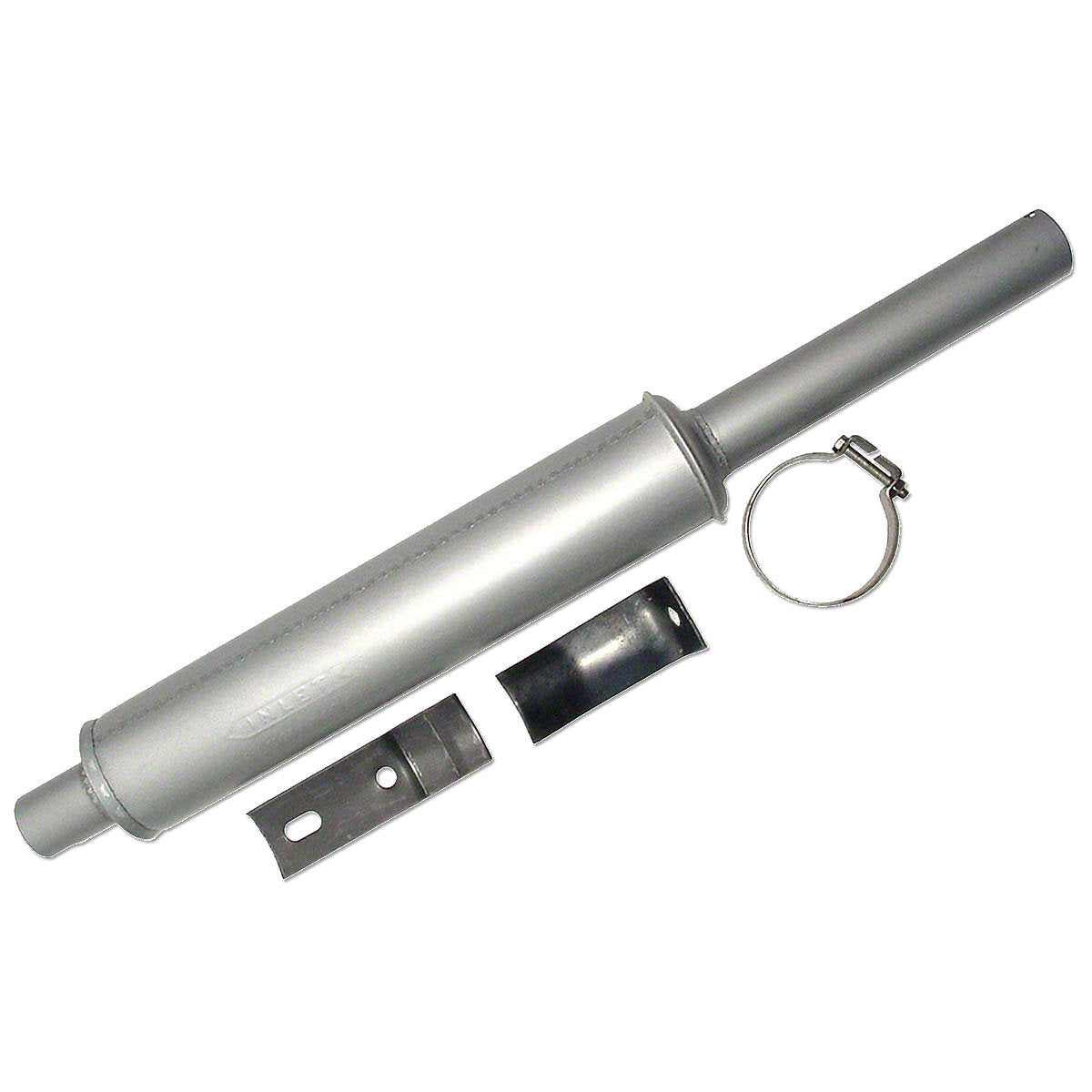Muffler for Vertical Round Body Fits Allis Chalmers Tractor | 229531
