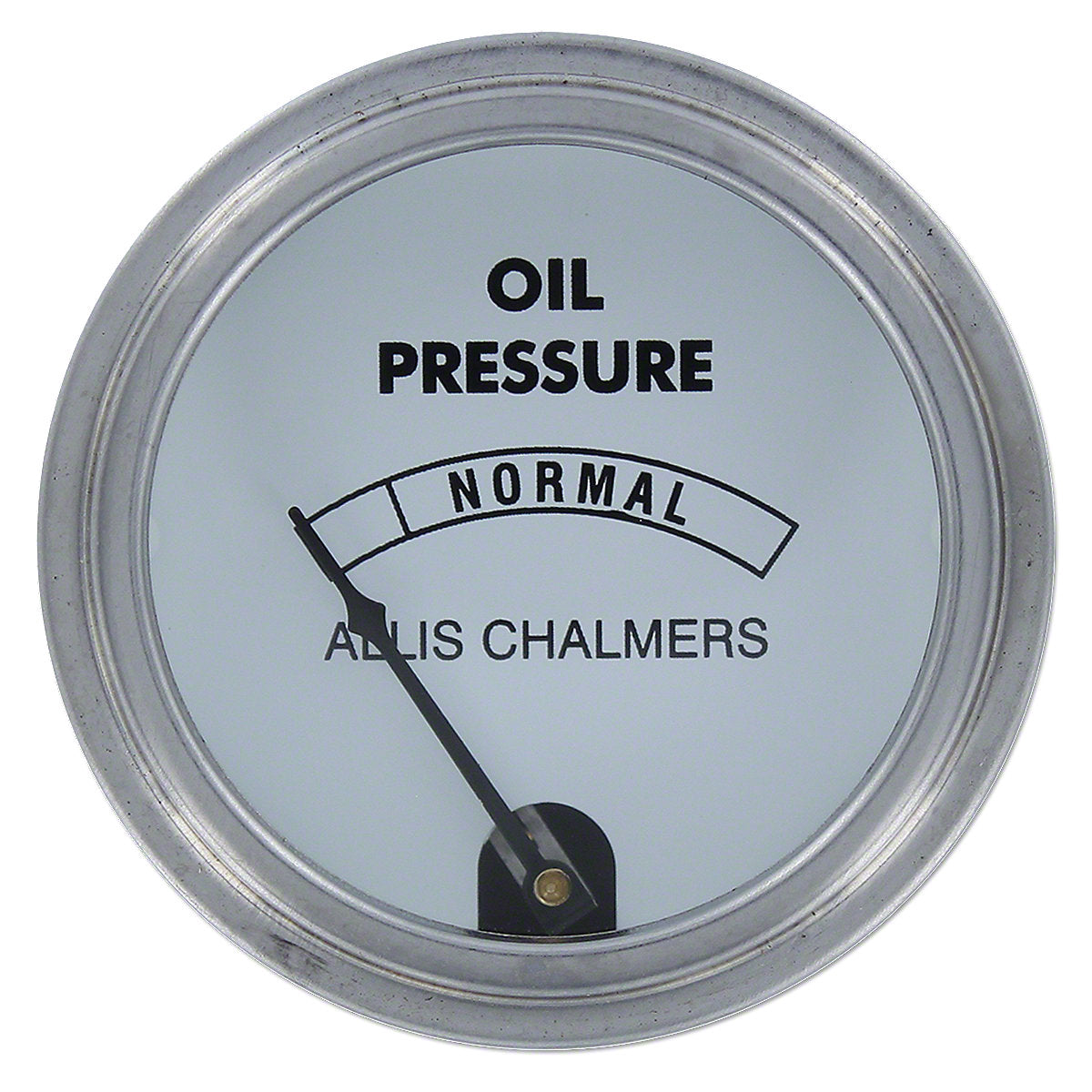 Oil Pressure Gauge with White Faceplate fits Allis Chalmers Tractor | 0-45 PSI | 228718 228719