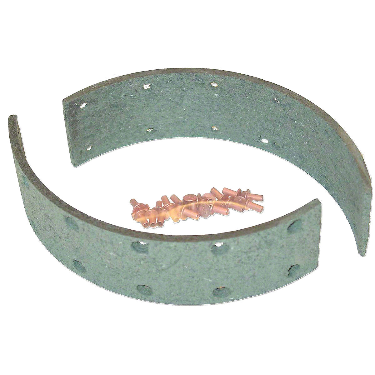 Brake Shoe Lining Set w/ Rivets Fits Allis Chalmers Tractor | 230874, 800412