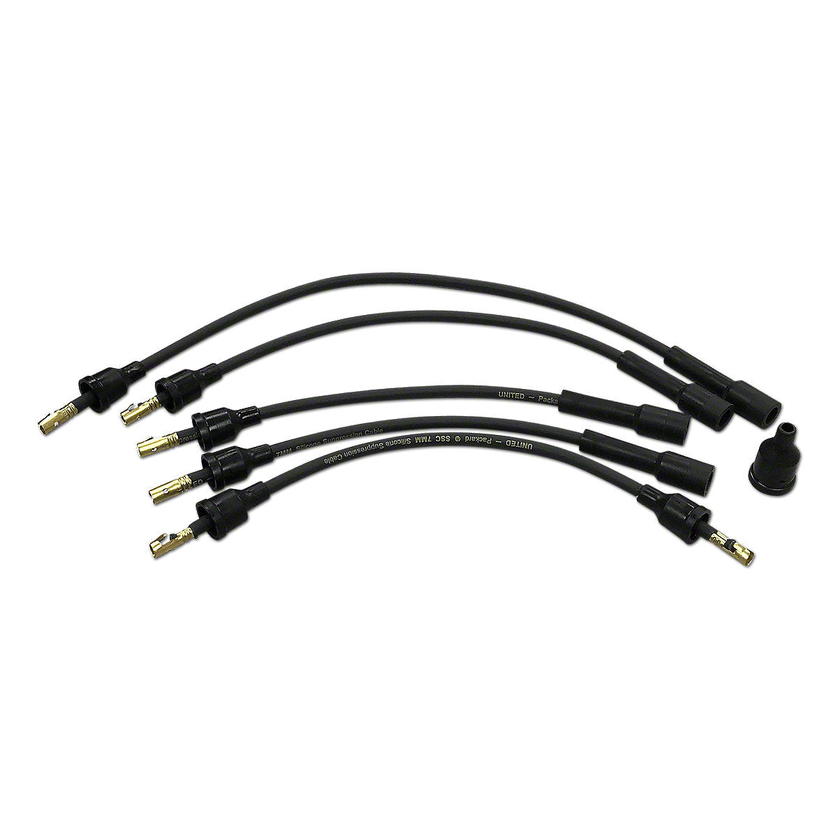 Spark Plug Wiring Set fits Cockshutt Tractor | Straight Boots