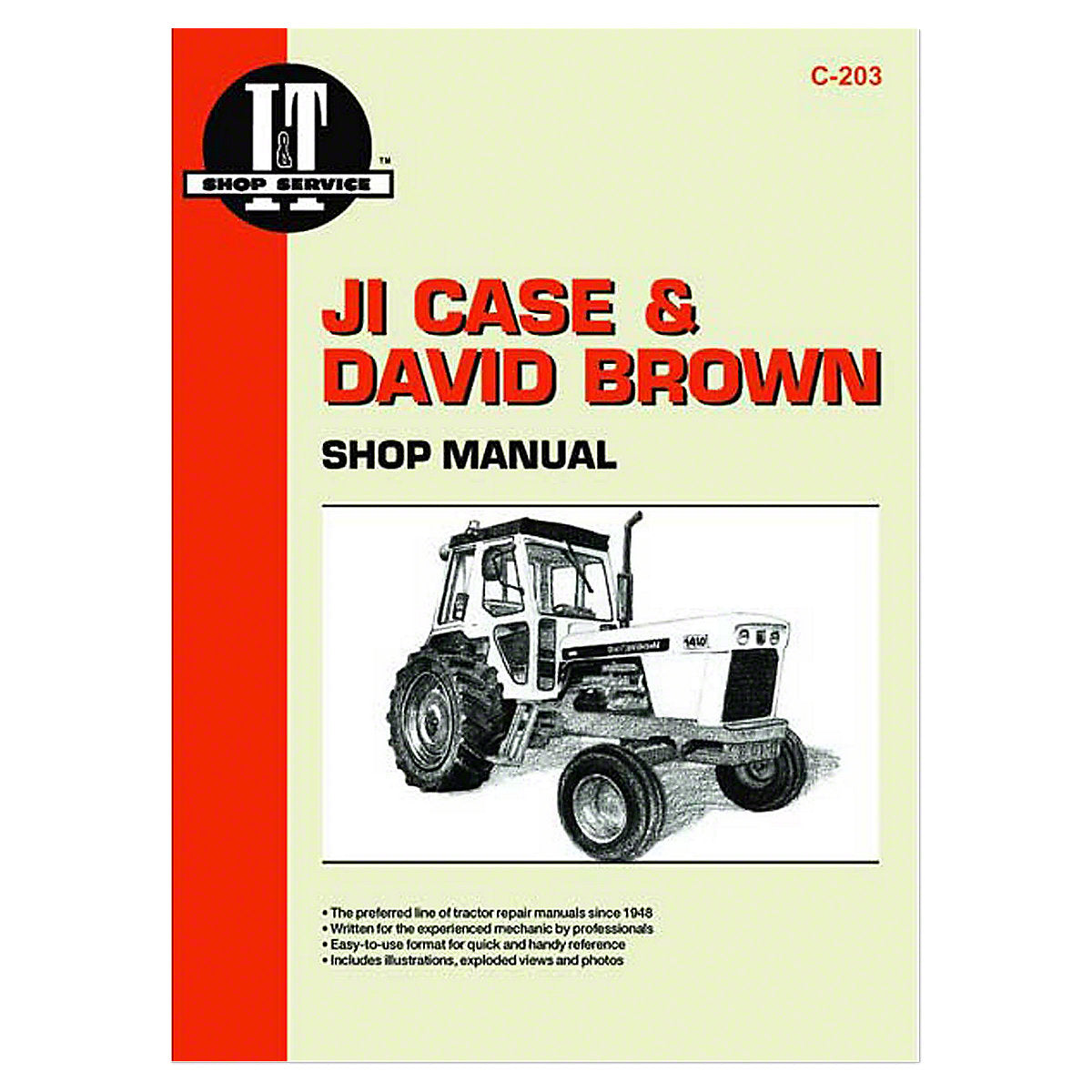 I&T Shop Service Manual For Case Tractors | Includes David Brown Models