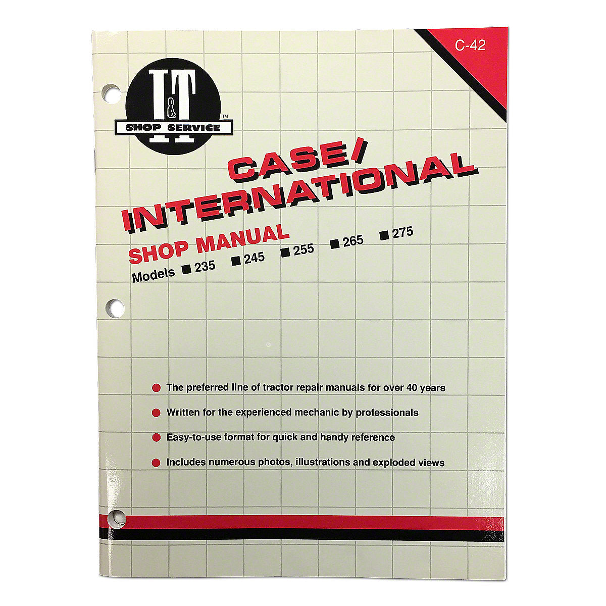I&T Shop Service Manual For International Tractors | 235, 245, 255, 265, 275