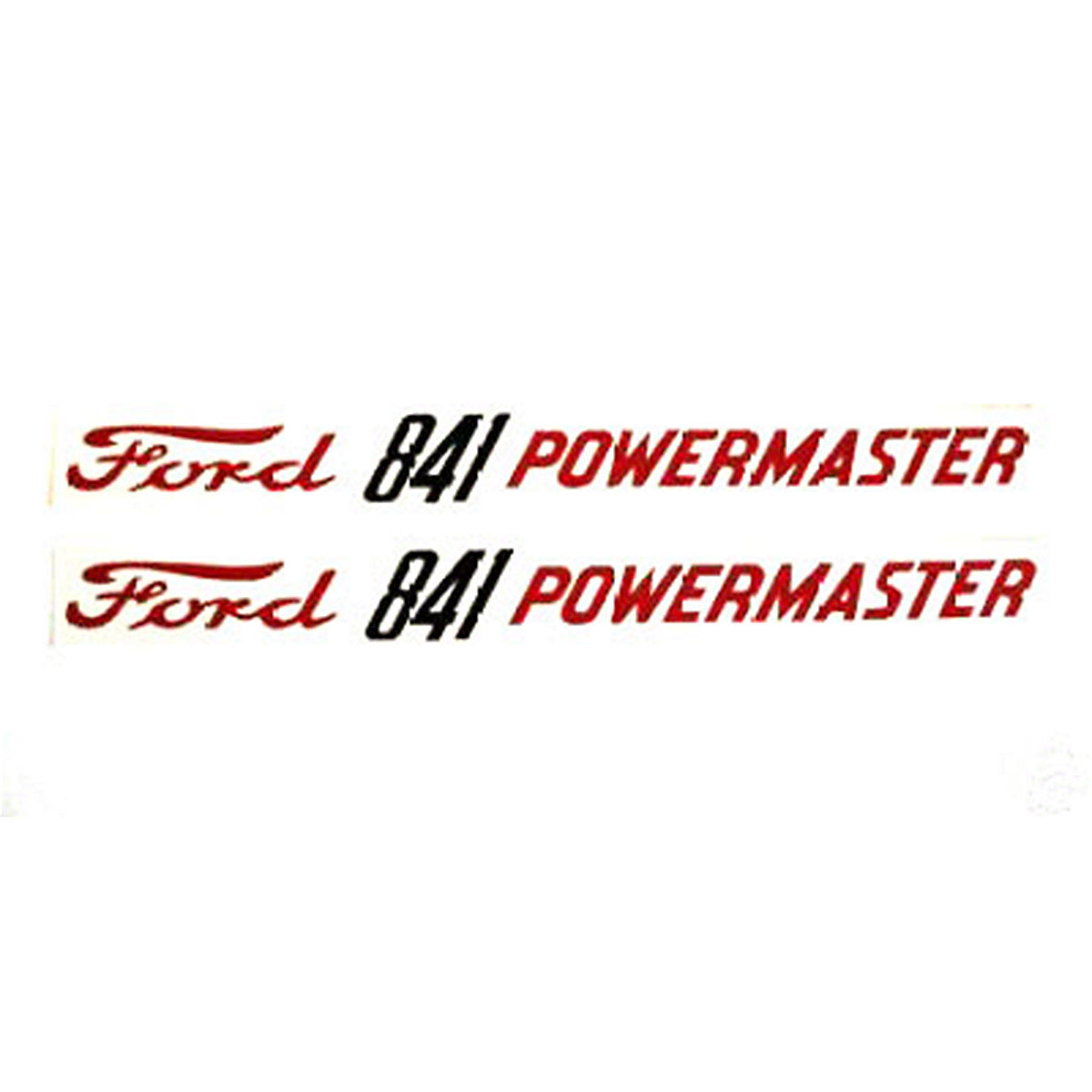 Decals Hood Pair fits Ford Tractor 841 Powermaster
