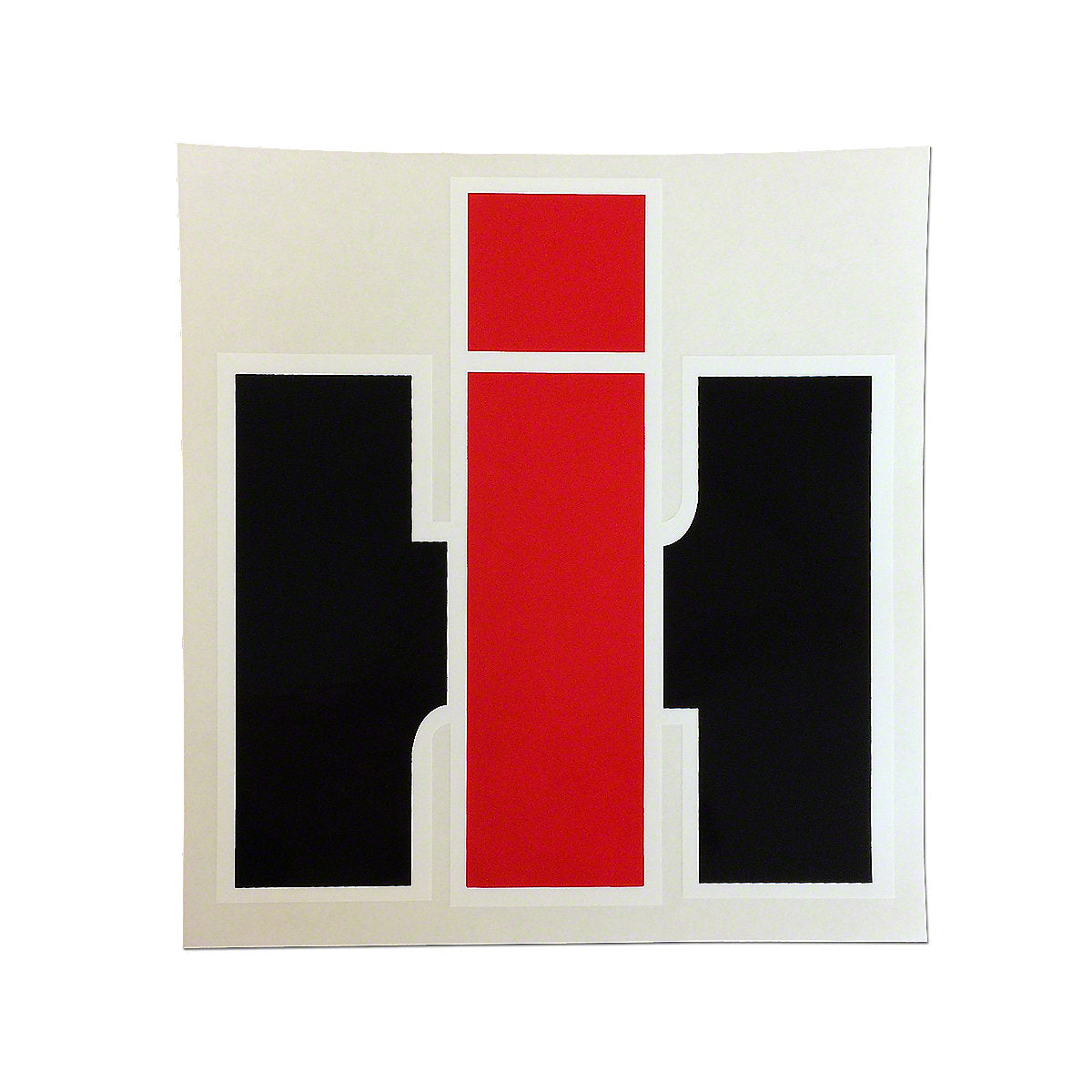 IH Logo Decal fits International Tractor | 6-5/8" x 7-1/8"