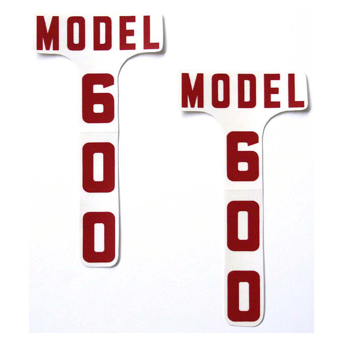 Mylar Hood Decal Set fits 1954-1957 Ford 600 Tractor