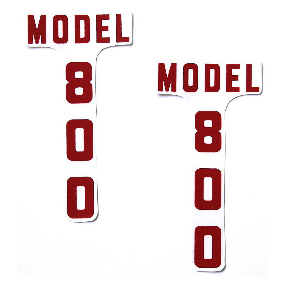 Vinyl Hood Decal Set fits 1954-1957 Ford 800 Tractor