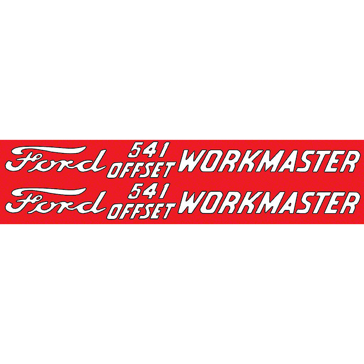 Mylar Decal Set fits 1959-1962 Ford 541 Offset WorkMaster Tractor