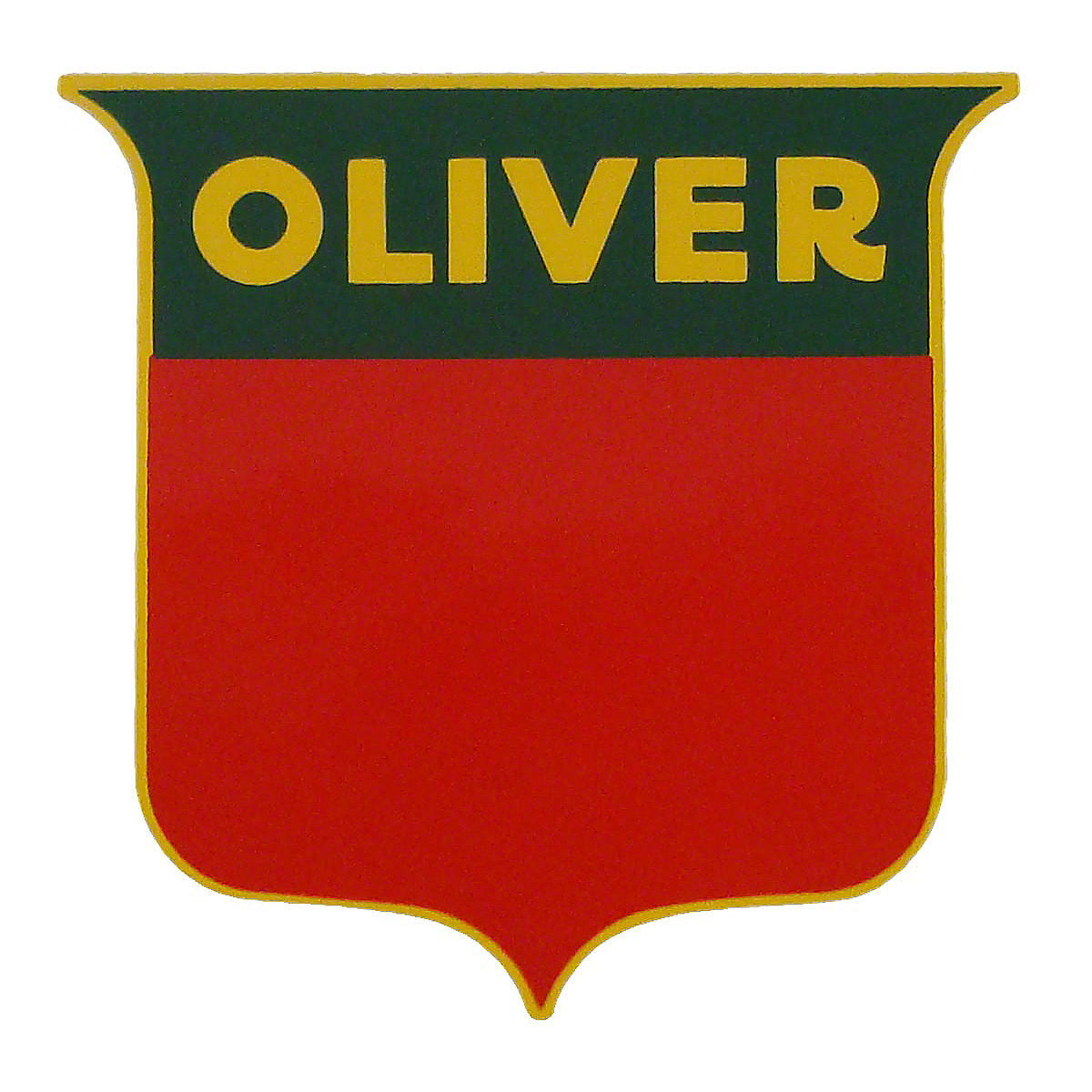 Oliver Shield Decal, 3" Fits many Oliver Tractor models