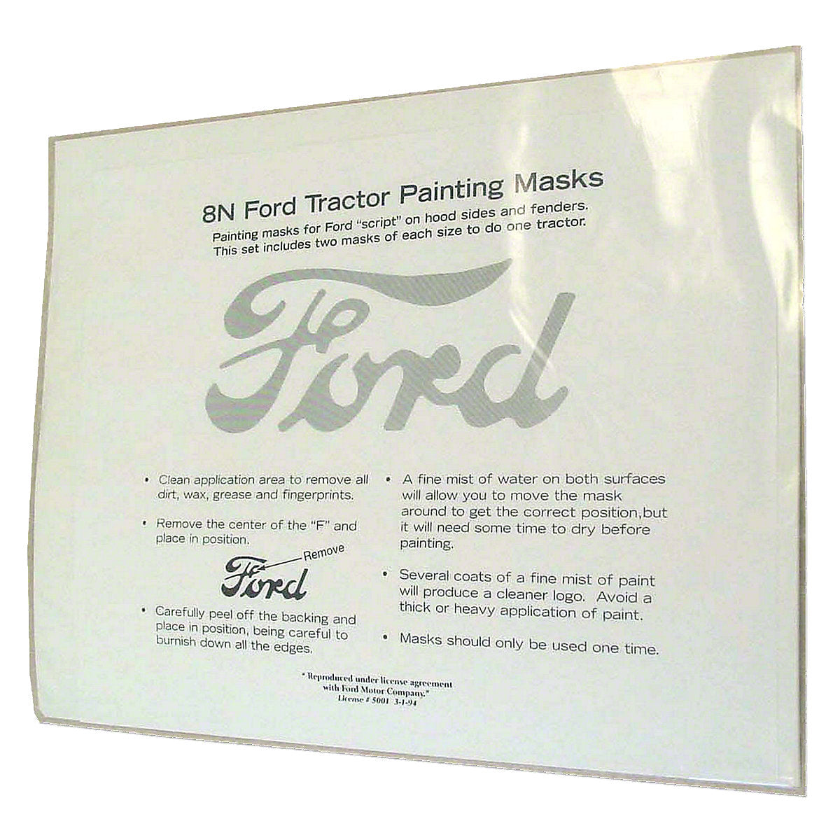 Painting Mask Kit fits Ford Tractor