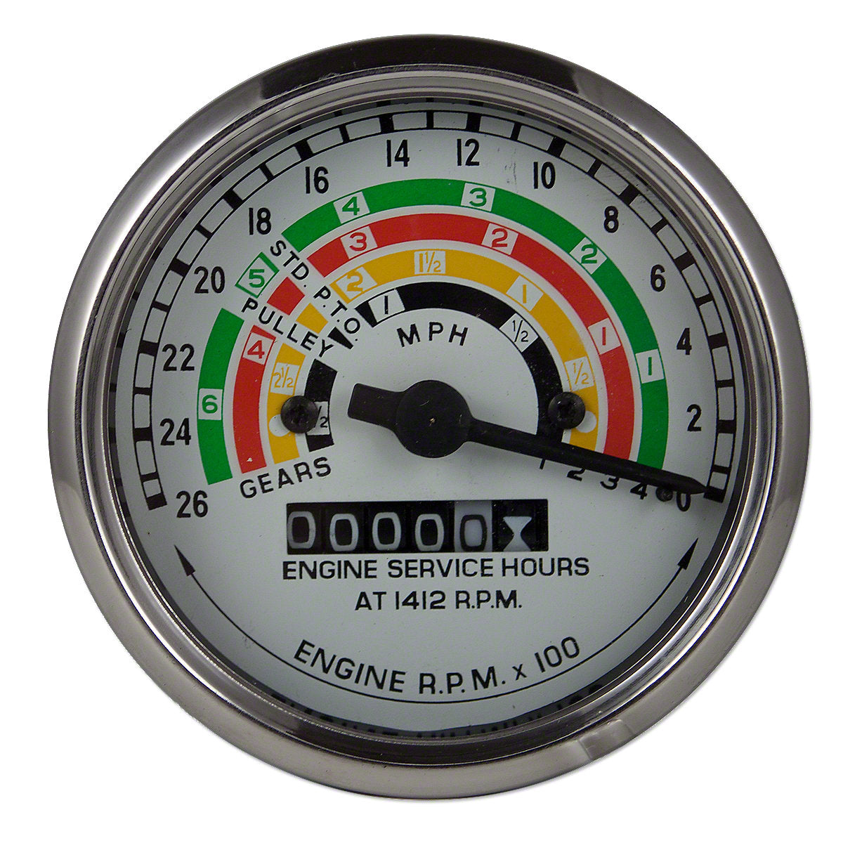Tachometer Fits Ford Tractor | 957E17360A
