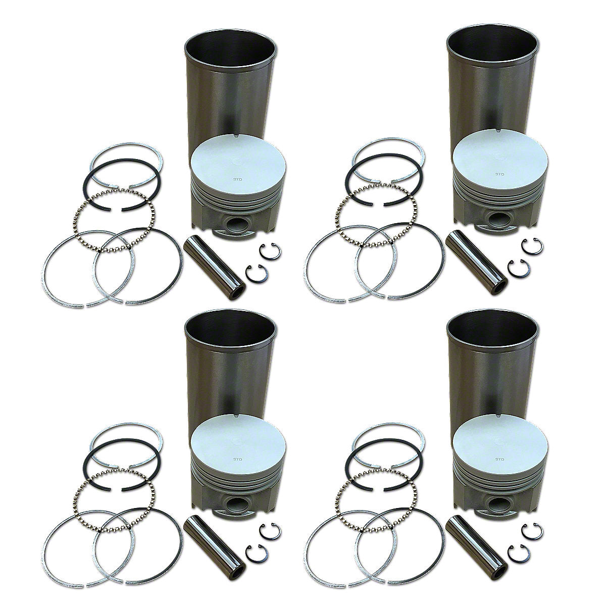 Sleeve and Piston Kit 4" Overbore Fits Ford 800 900 4000 4140 Tractors FPN6055A