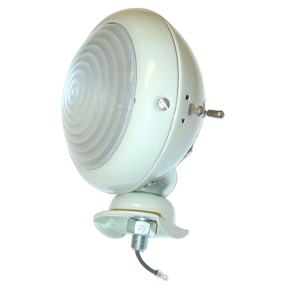 6-volt Work Light Assembly Glass Lens & On / Off Switch Fits Massey Tractor