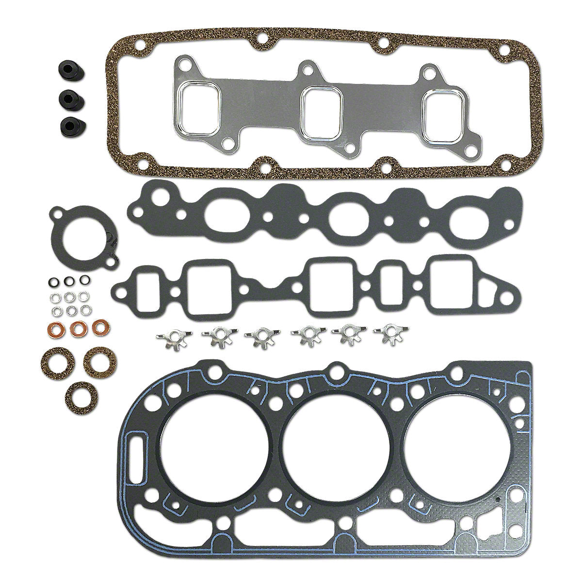 Cylinder Head Gasket Set fits Ford 3910 400 4130 4610 Tractor | 4.400" Bore