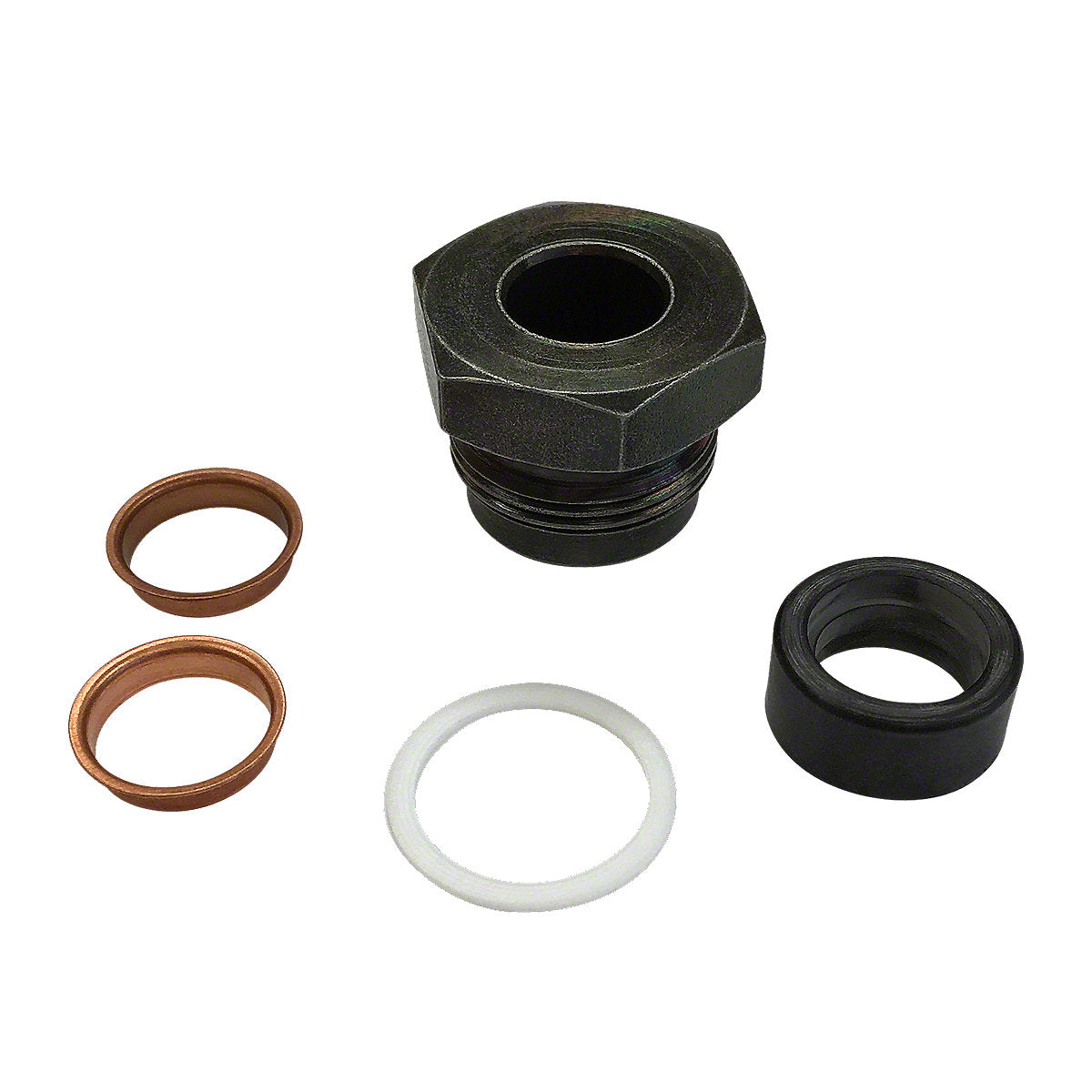 Piston Hydraulic Pump Tube Nut Assembly fits Ford Tractor | Replaces C7NNH856C