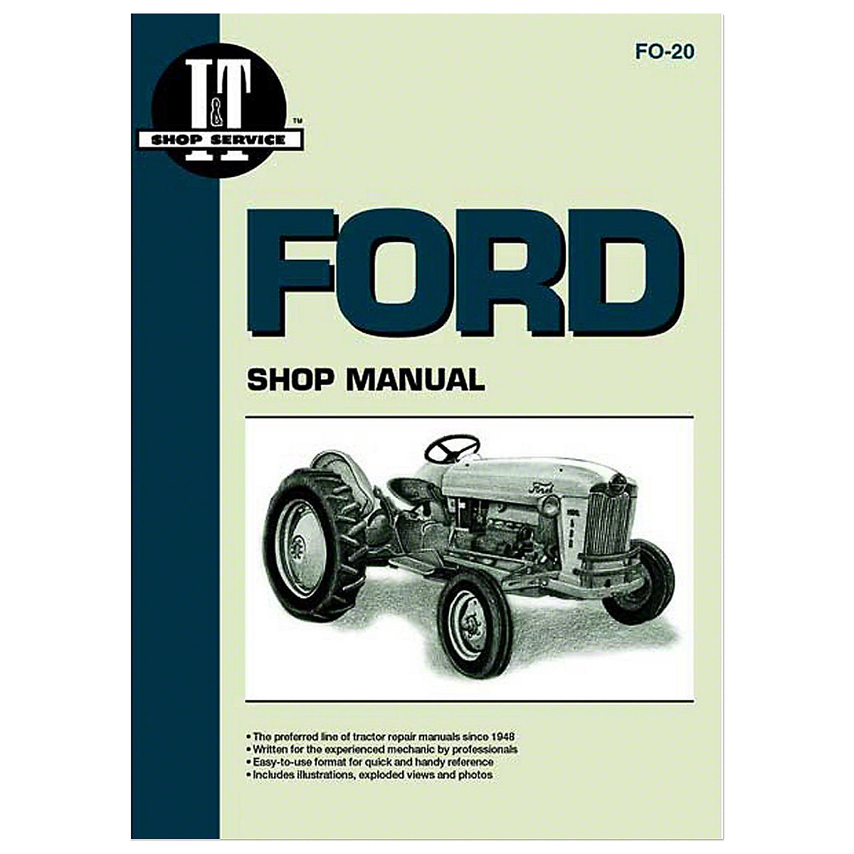I&T Shop Service Manual For Ford Tractor | 1954-1964 4-Cylinder Models