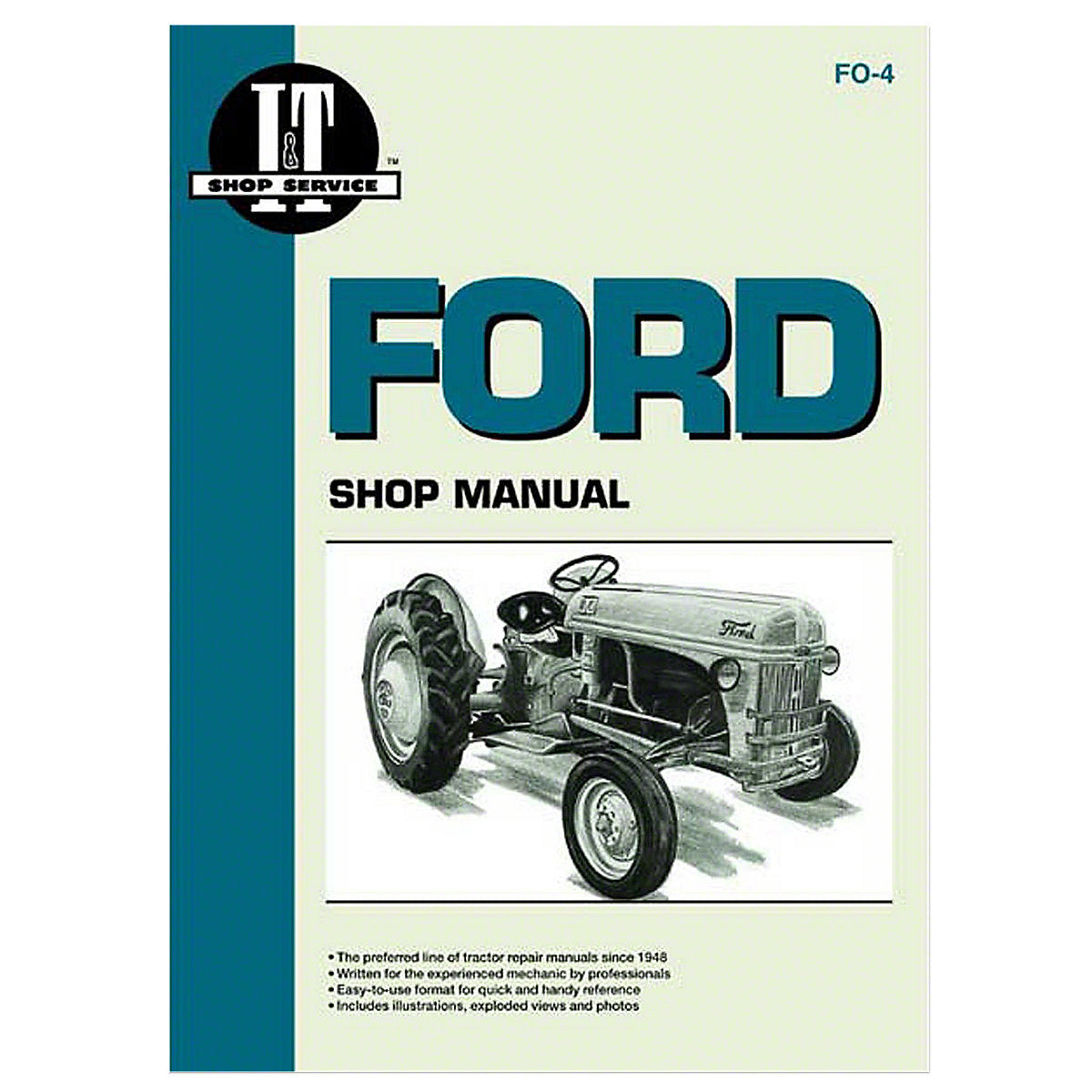 I&T Shop Service Manual For Ford Tractor | 9N, 2N, 8N