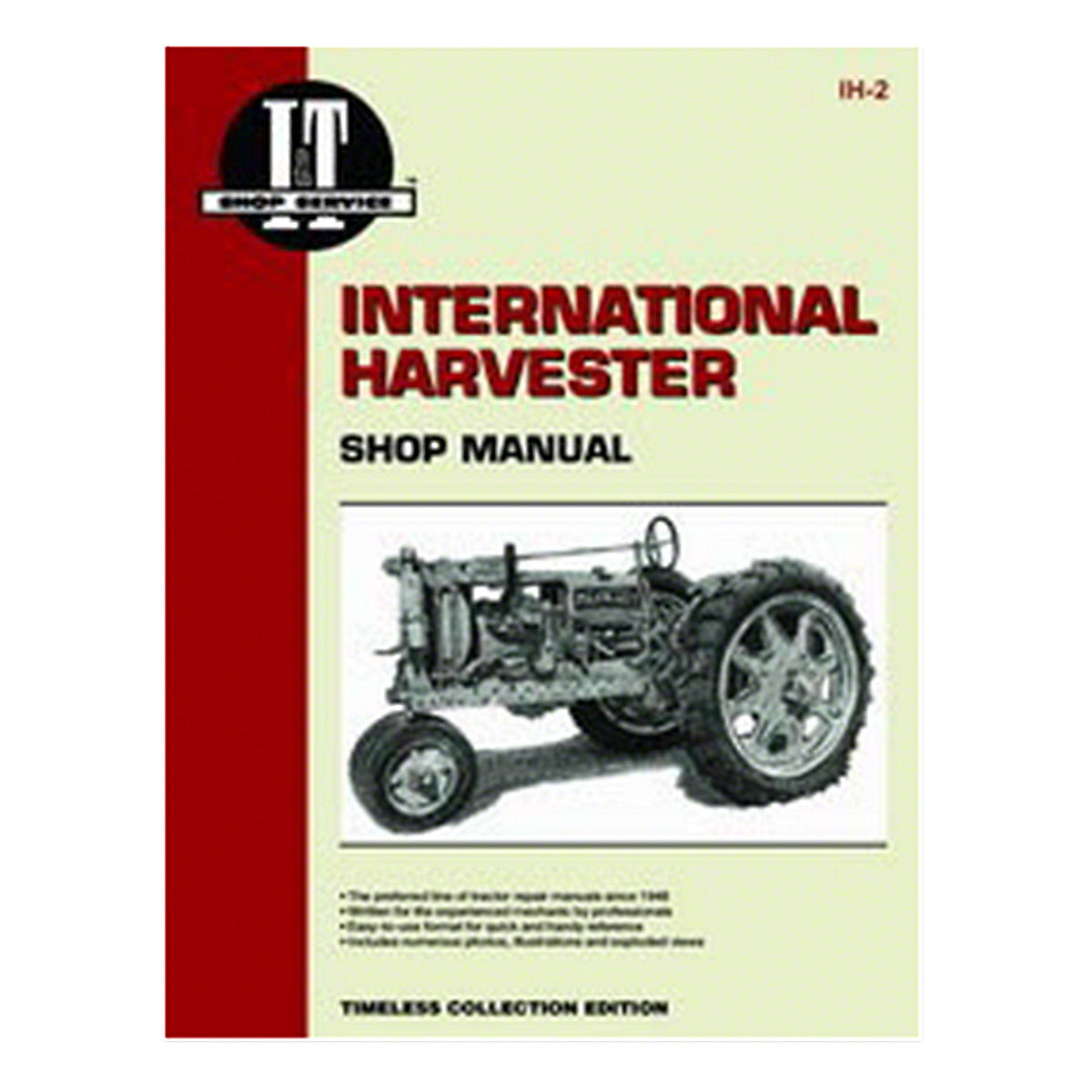 I&T Shop Service Manual For International McCormick Tractor | W12, W30, W40, F12, F14, F20, F30