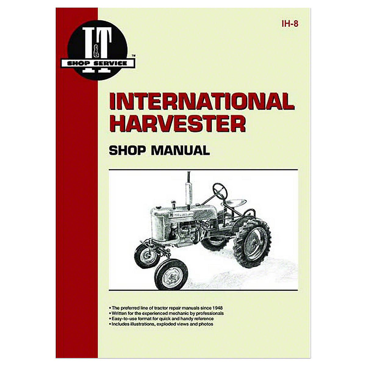 I&T Shop Service Manual For International Tractor | IH-8
