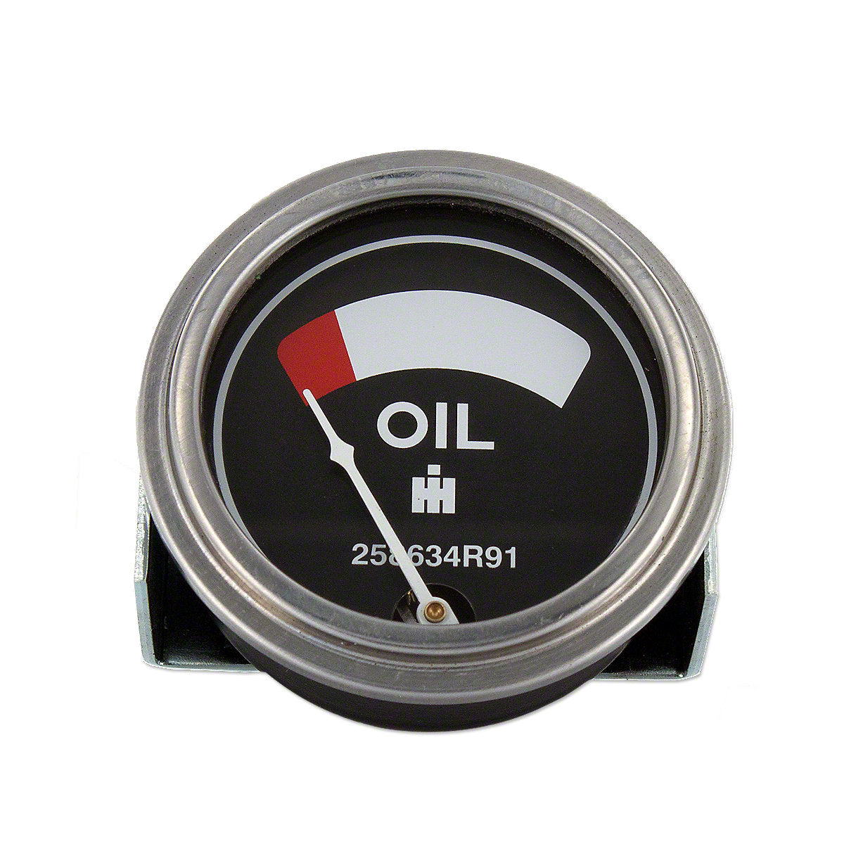 258634R91 Oil Pressure Gauge 0 45 Psi Dash mount International Tractor MD MDV