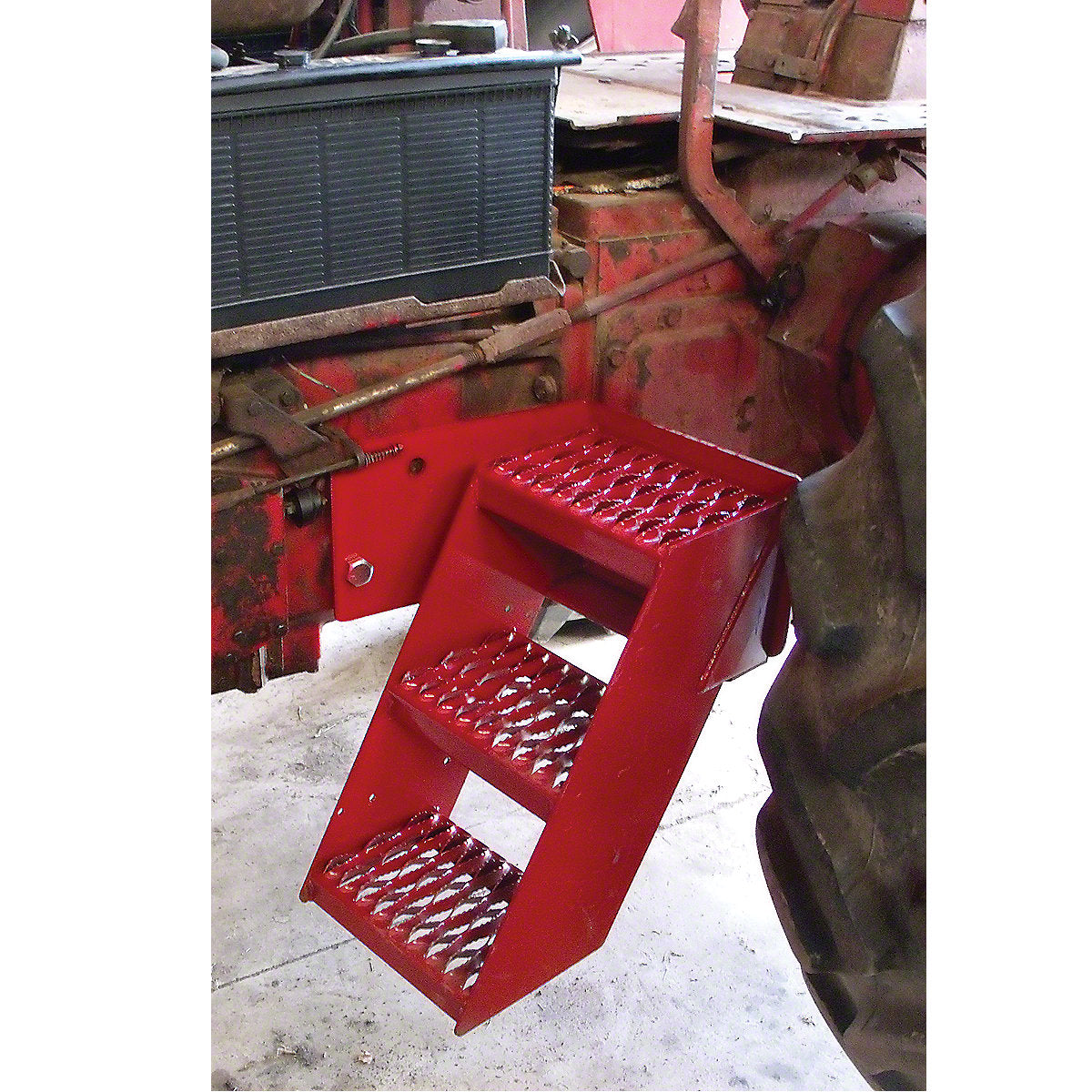 LH Auxiliary Step Assembly fits International 706 806 Tractor w/out cabs