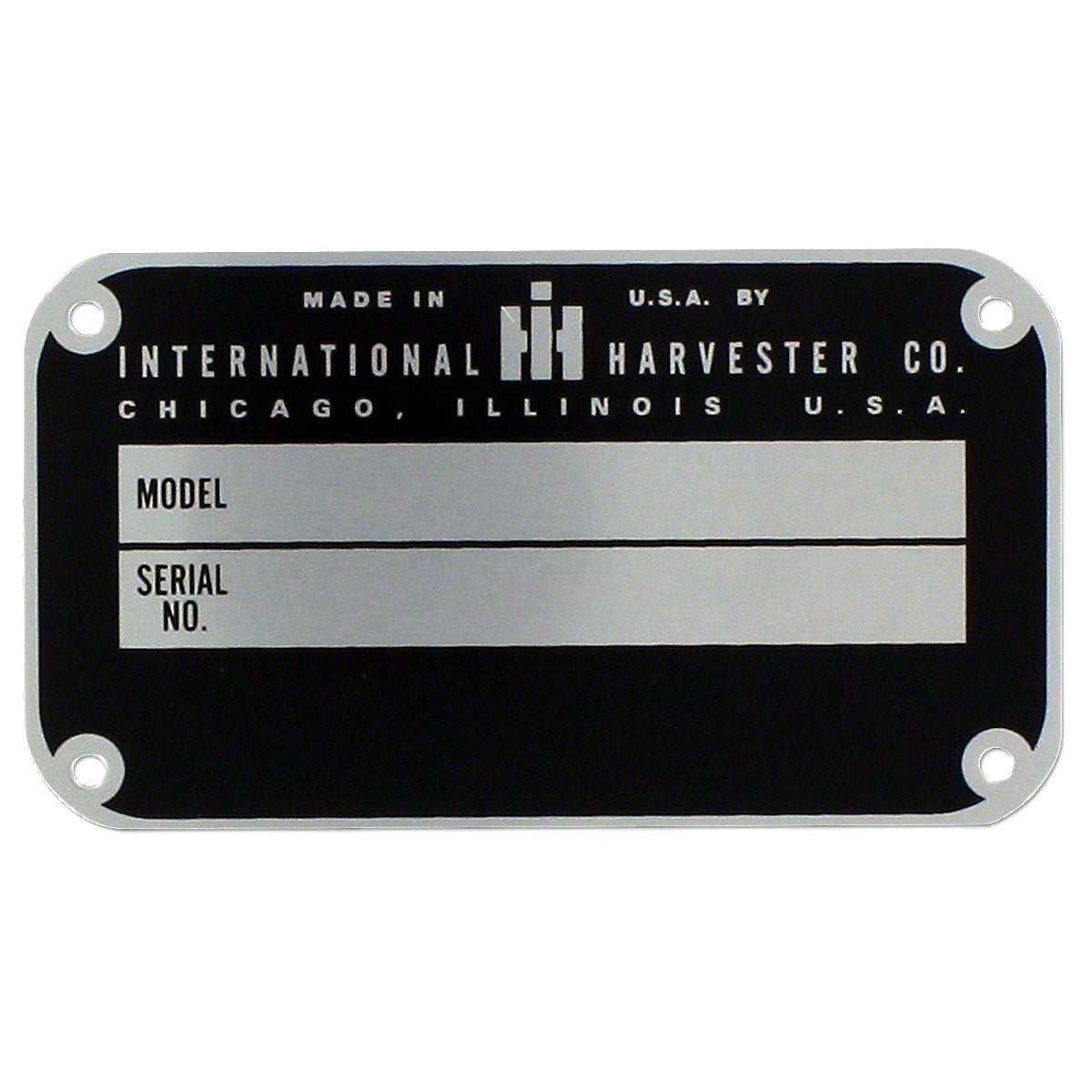 Serial Number Tag fits International Cub 100 130 330 404 660 Tractor