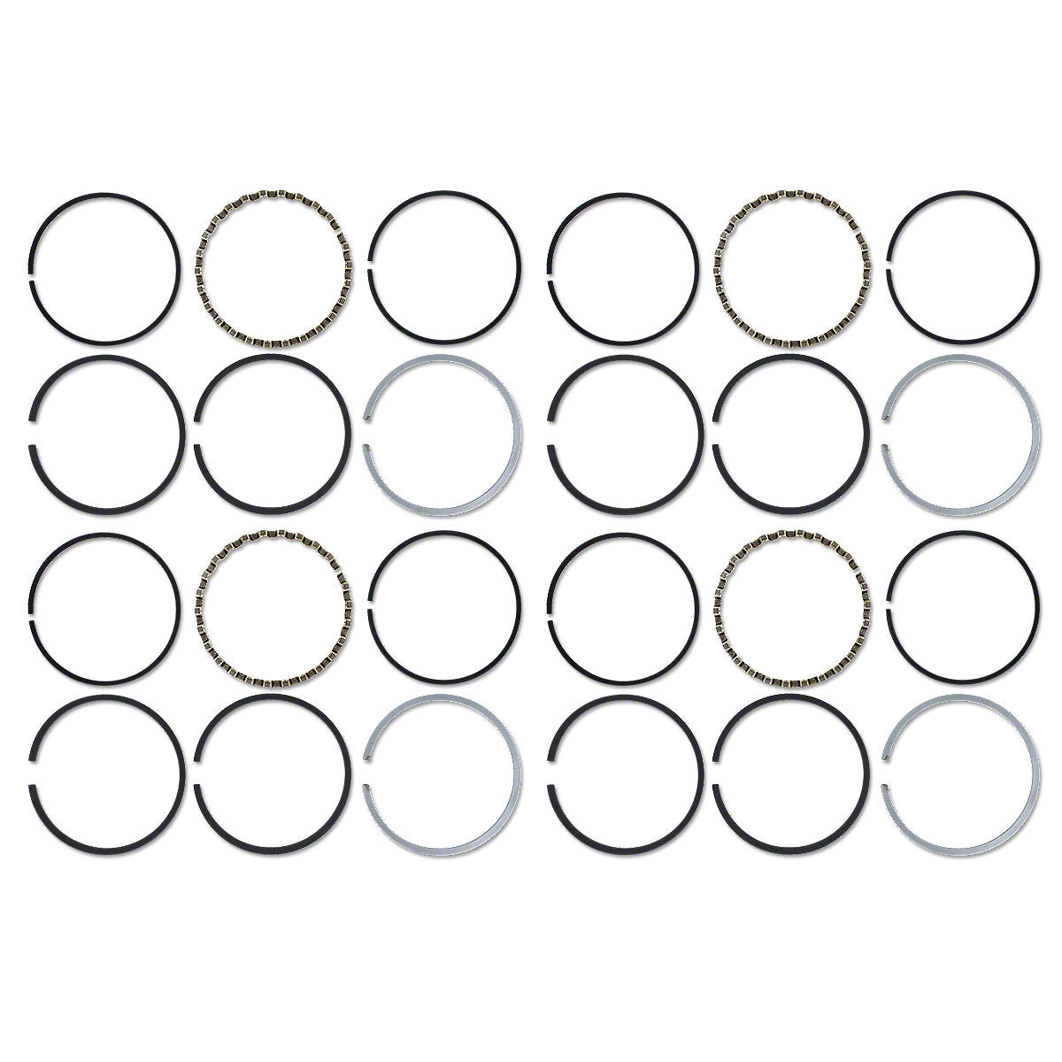 Piston Ring Set 3-1/8" Overbore Fits Farmall A B C 100 130 200 Tractor 357679R93