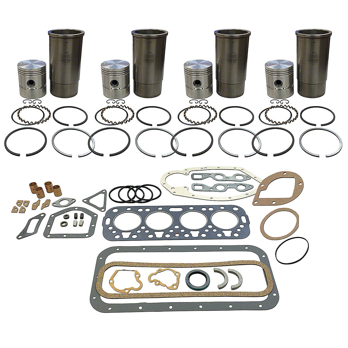 Base Engine Kit fits International 100 200 C Tractor | 3-1/4" Overbore