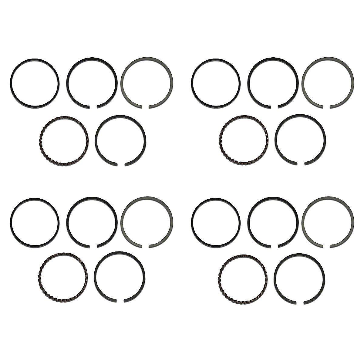 Piston Ring Set 4-Cyl fits Farmall Tractor 130 140 200 230 240 Super A C |
