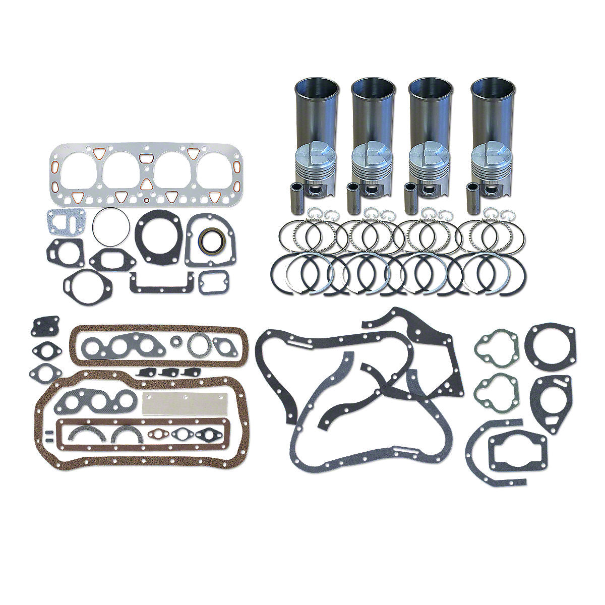 Base Engine Overhaul Kit Fits Farmall H HV O4 W4 I4 Tractors 374312R93 354475R95