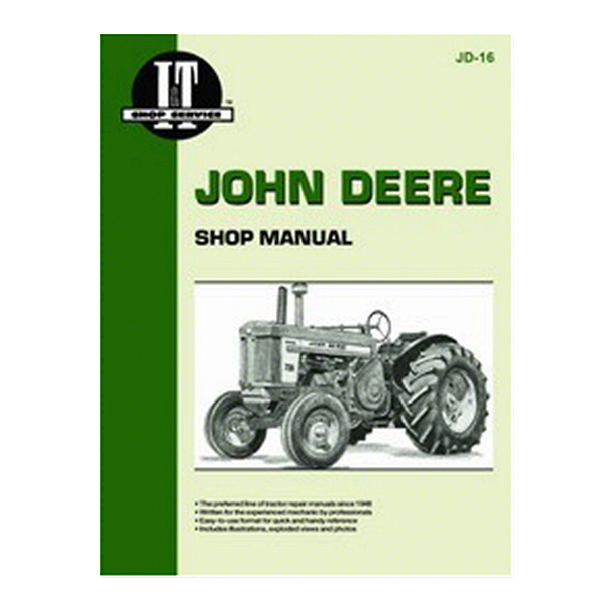I&T Shop Service Manual For John Deere Tractor | 520, 530, 620, 630, 720, 730