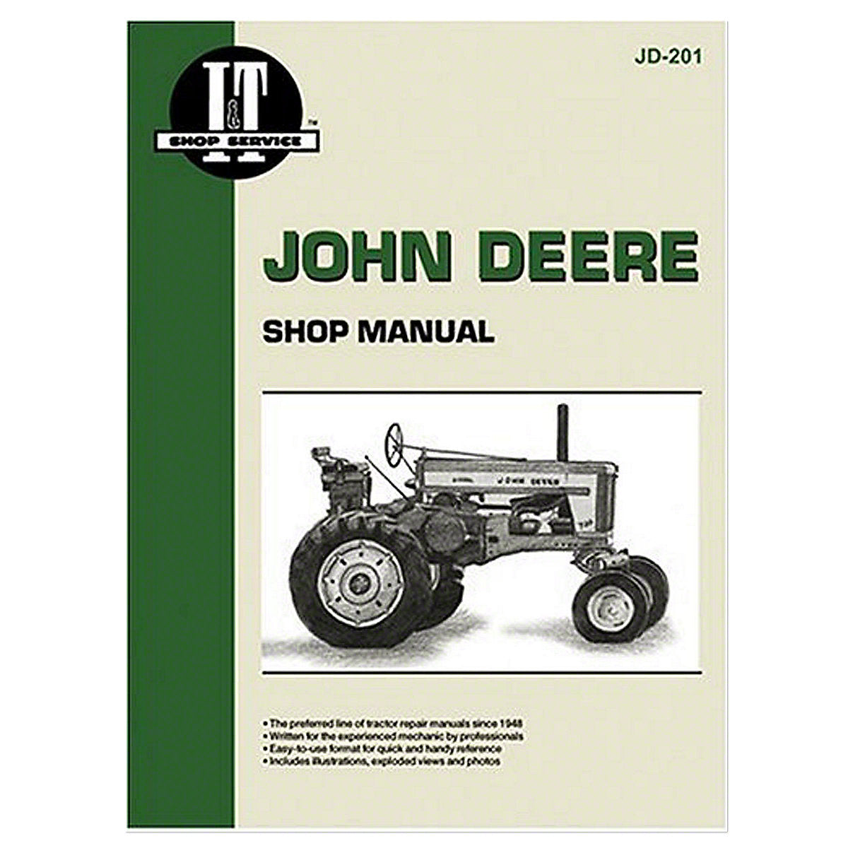 I & T Shop Service manuals -Fits John Deere 320 330 40 420 430 Tractor