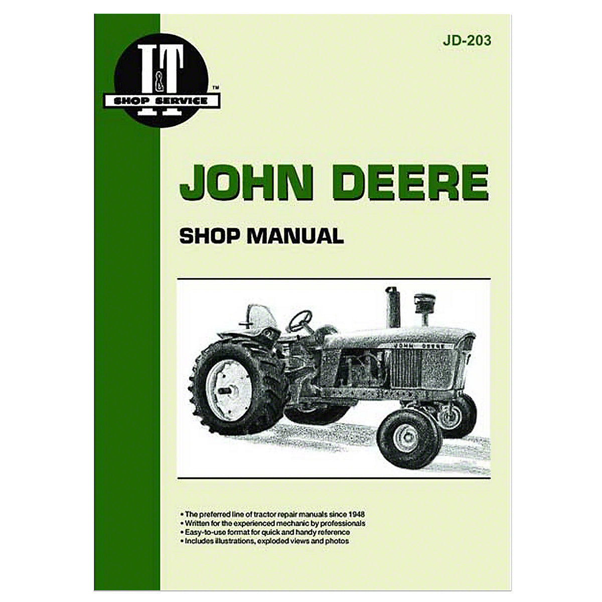 I&T Shop Service Manual For John Deere Tractors | 3010, 3020, 4000, 4010, 4020, 4320, 4520, 4620, 5010, 5020, 6030