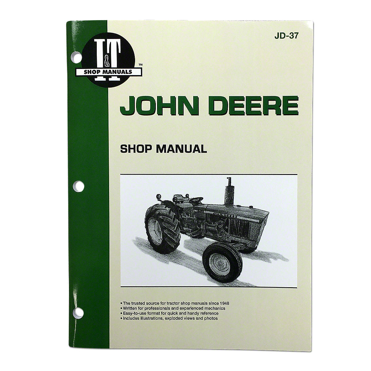 I&T Shop Service Manual For John Deere Tractors | 1020, 1520, 1530, 2020, 2030
