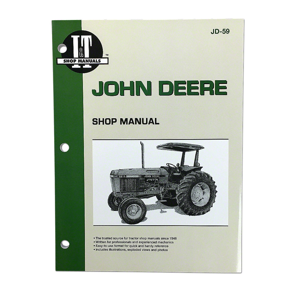 I&T Shop Service Manual For John Deere Tractors | 2955, 2750, 2755