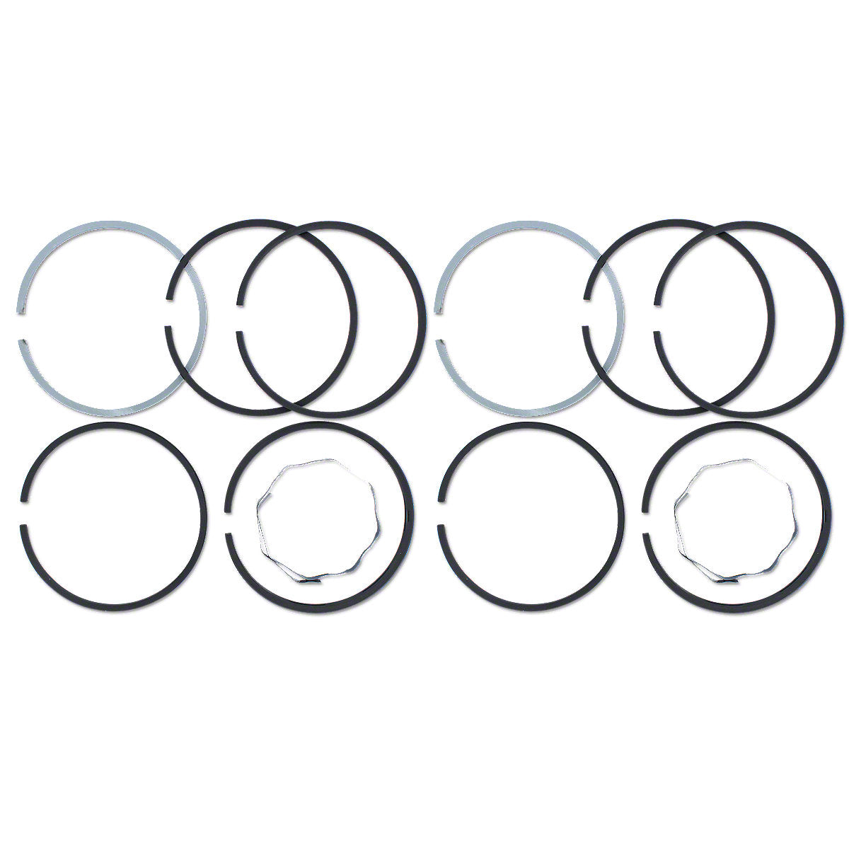 Piston Ring Set 4-11/16" Bore Fits John Deere B 50 Tractors