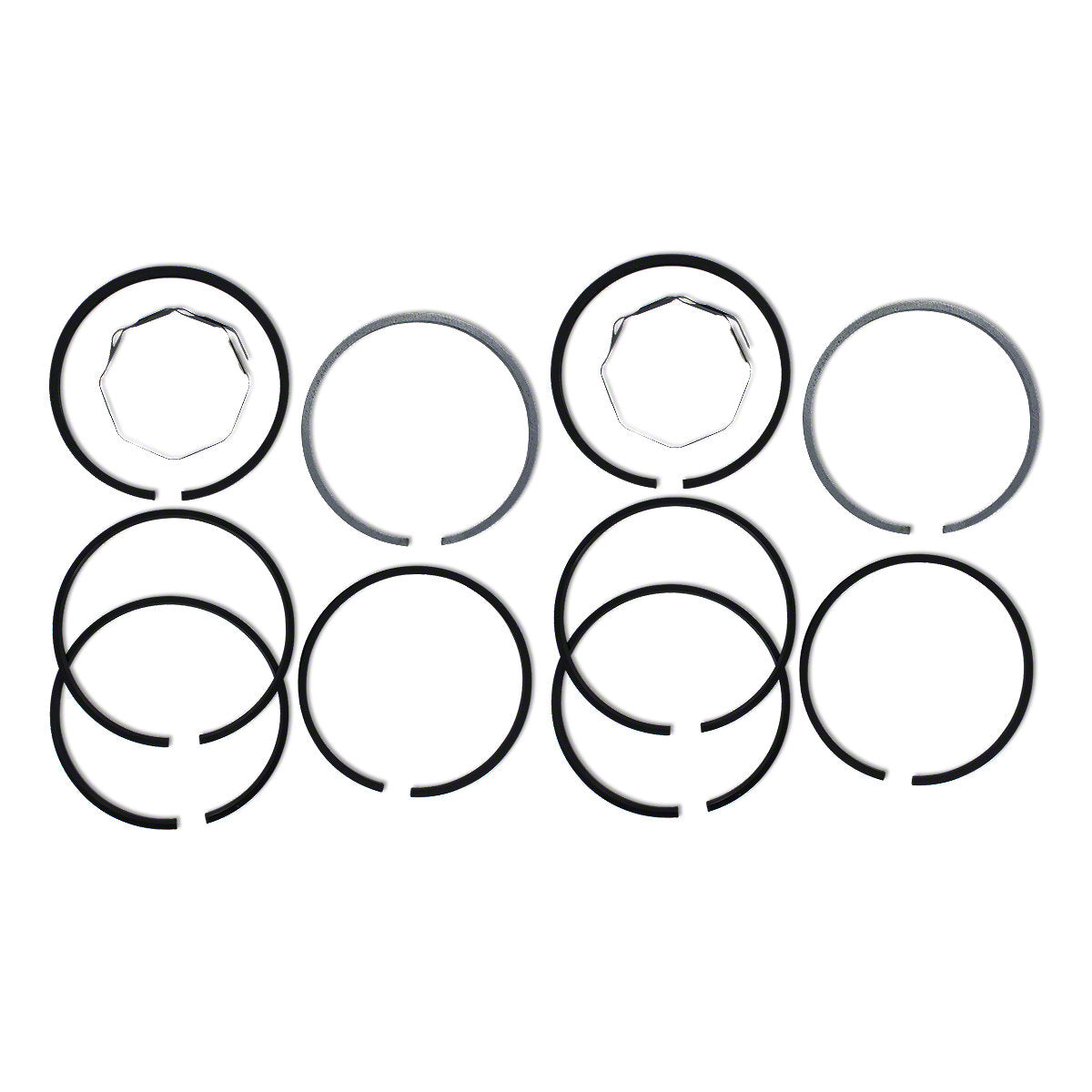 Piston Ring Set .045" Overbore 4.732" Bore Fits John Deere B 50 Tractors