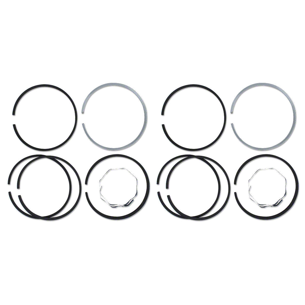 Piston Ring Set .090" Overbore 4.777" Bore Fits John Deere B 50 Tractors