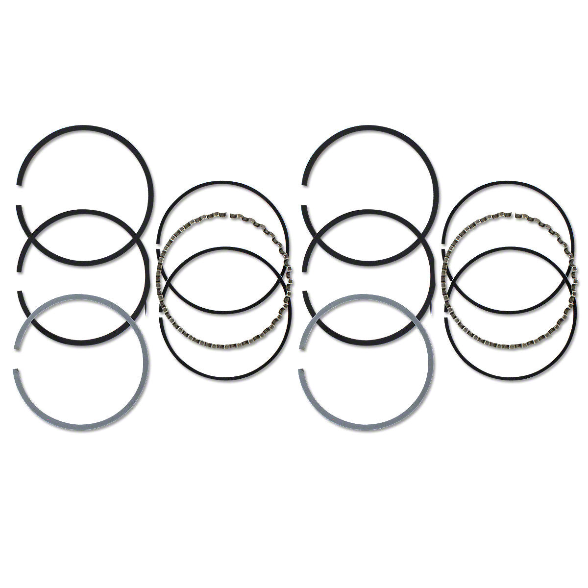 Piston Ring Set 4.040"-4.045" Bore Fits John Deere M MC MT 320 40 Tractors