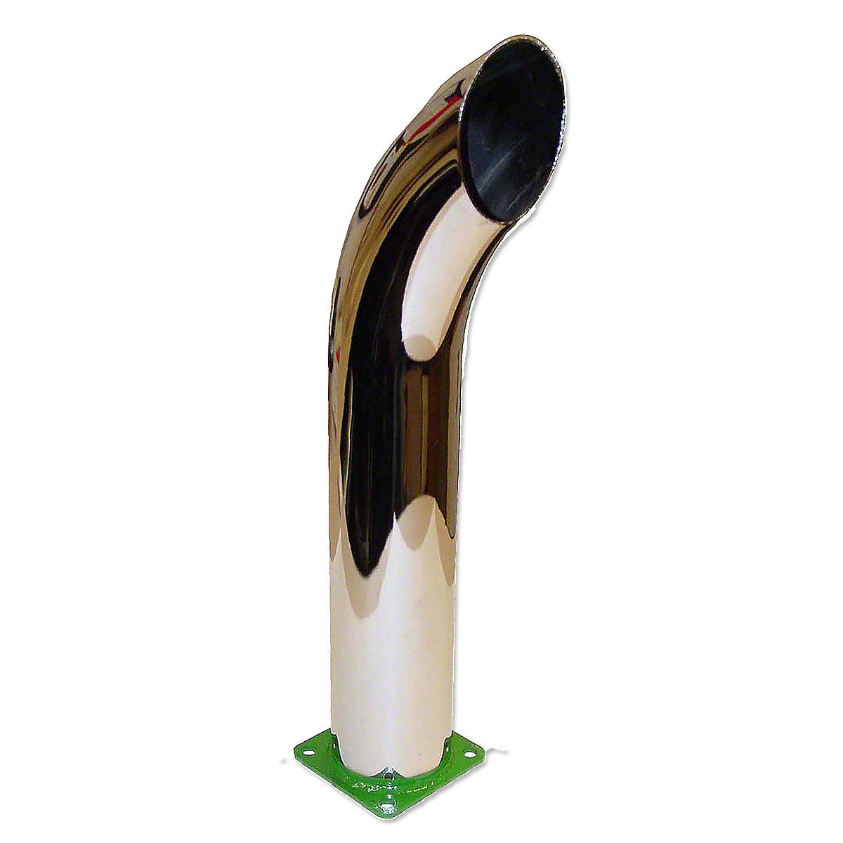 Chrome Exhaust Stack (w/ Bend) w/ Indentation Fits John Deere A Tractor