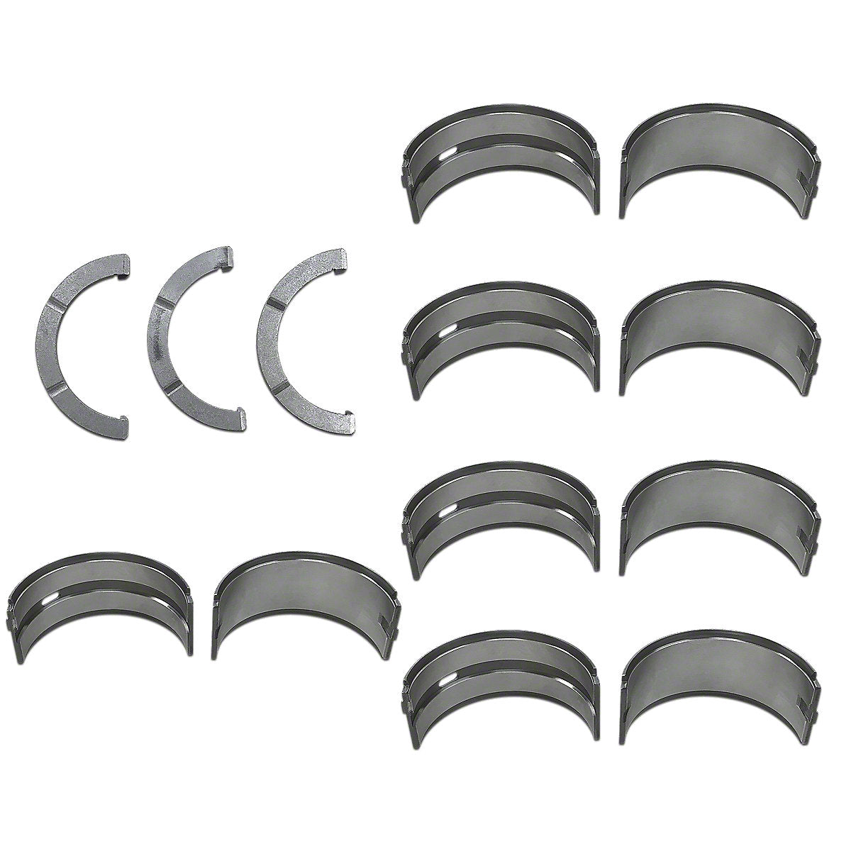 AR74814, AR77748 Main Bearing Set (For 3.372" STD journal) -Fits John Deere