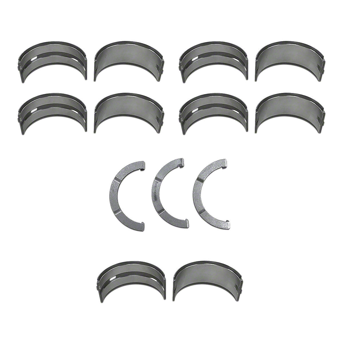 AR74816, AR77750 Main Bearing Set (For 0.010" (3.362") journal) Fits John Deere