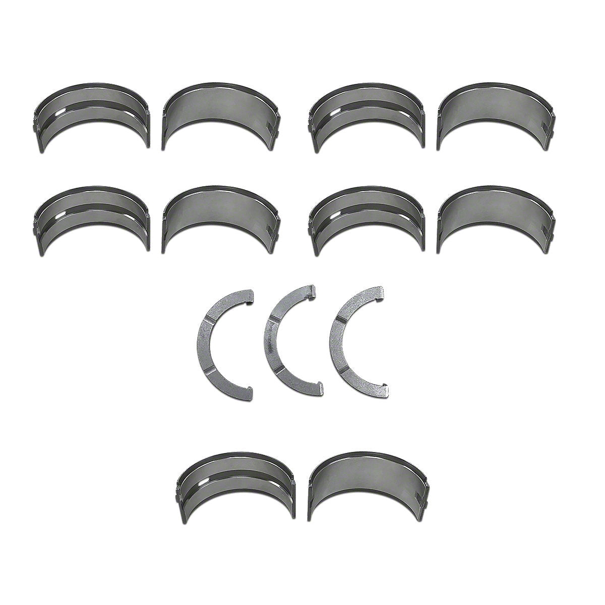 AR74817 AR77747 Main Bearing Set (For 0.020" (3.352") journal) Fits John Deere